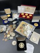 A volume of collectable coins.