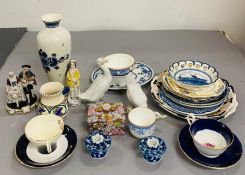 A Selection of various china, makers and styles.