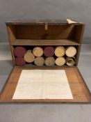 A Box of Edison wax record tubes.
