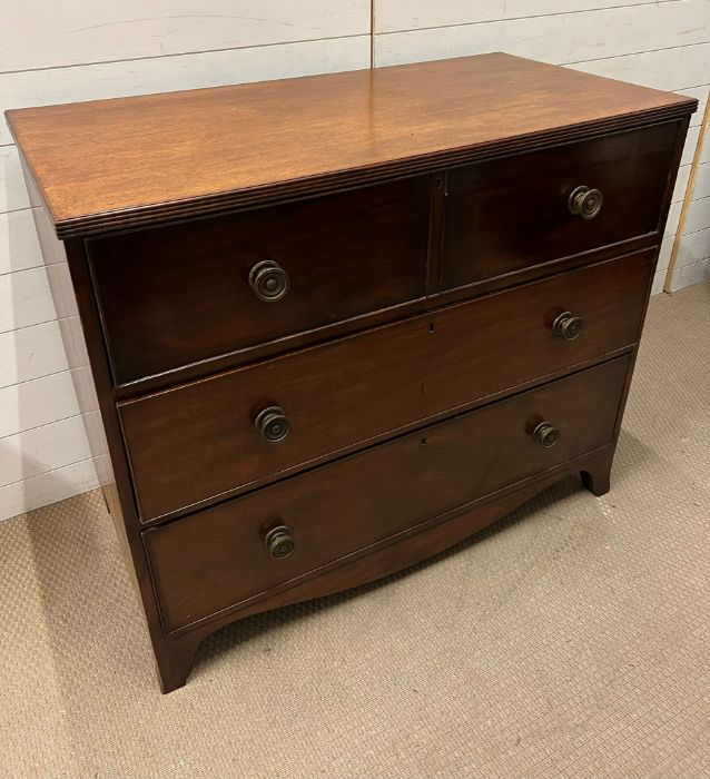 A mahogany secretary desk. (H93cm W110cm D57cm) - Image 4 of 4