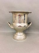 Victorian style, silver plated champagne cooler/ice buckets