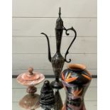 Four decorative items