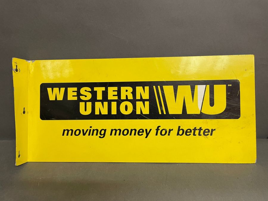 A Western Union sign