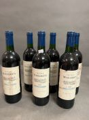 Six bottles of Chateau Margerots Bordeaux Superieur 2000