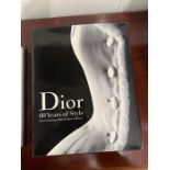 A hard back reference book "Dior" 60 years of style