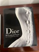 A hard back reference book "Dior" 60 years of style