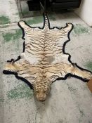 A Victorian taxidermy tiger, lined.