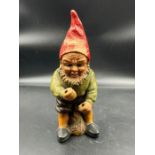 A vintage garden gnome