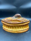 A game pie dish