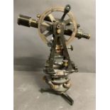 A FINE THEODOLITE BY TROUGHTON & SIMMS, LONDON, CIRCA 1900 constructed in oxidised and lacquered