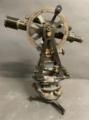 A FINE THEODOLITE BY TROUGHTON & SIMMS, LONDON, CIRCA 1900 constructed in oxidised and lacquered