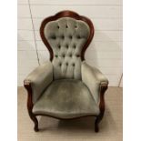 A Victorian style salon chair