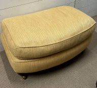 A Duresta footstool (H40cm W80cm D56cm)