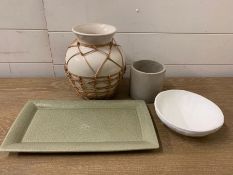 A selection of Zara home pots and trays