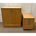 Two office units (H97cm W85cm D43cm)