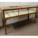 A French display cabinet on legs 183 L x 106 H x 68 D