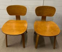 A pair of Eames style by Thonet chairs