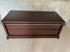 A two drawer side unit (H50cm W116cm D50cm)Condition Report wave to top