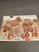 A Large selection of Great Britain stamps, including lots of Penny Reds, all loose.