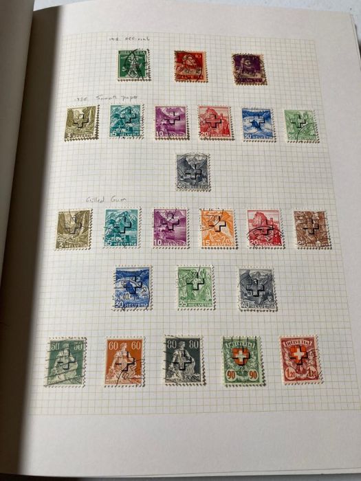 An album of stamps for Switzerland for 1843 onwards. - Image 4 of 13