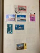 An album of British Commonwealth Island stamps, Atlantic and Indian Ocean 1858 onwards