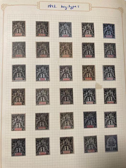 Two Albums of stamps from French Colonies - Image 14 of 26