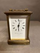 Matthew Norman brass carriage clock