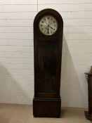 An Art Deco wall clock with pendulum but no weights