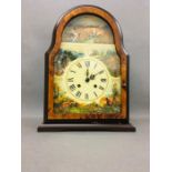 The wildlife clock by the Franklin Mint, the dial decorating with a hunting scene (H37cm)