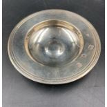 Richard Comyns Silver Armada Bowl 83mm Dia. Hallmarked London 1962. 46.5 gr.