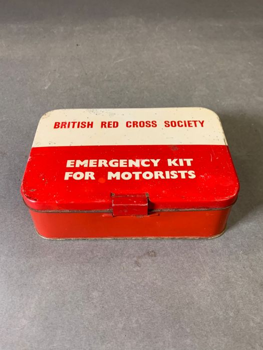 A Vintage British Red Cross Motoring Tin - Image 2 of 2