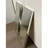 Two wall hanging mirror (92cm x 30cm)