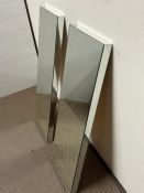 Two wall hanging mirror (92cm x 30cm)