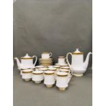 A Paragon china "Athena" pattern eight place setting tea and coffee set