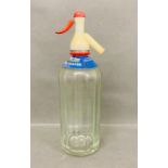 A vintage glass soda syphon