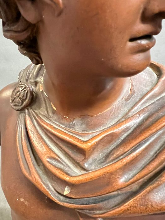 A bust of Apollo Belvedere by Fabbri (H33cm) AF - Image 3 of 7