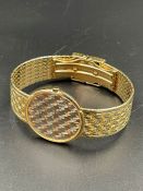 A unique and rare Rolex watch in 18ct three colour gold. With supporting Rolex paperwork from the
