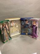 A selection of four boxed Barbie limited edition and collector edition to include, Princess of