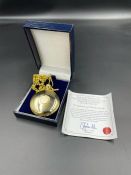 The Limited Edition Diamond Jubilee 22 Carat Gold Quarter Sovereign Pocket Watch