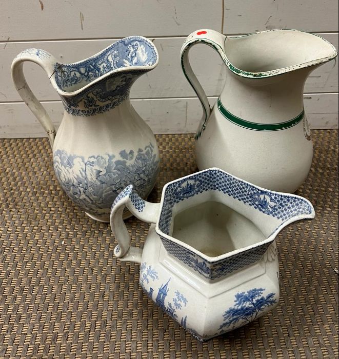 Three chamber jugs , one stamped Windsor Castle - Image 6 of 7