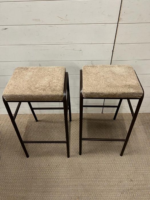 A pair of Mid Century kitchen stools