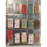 Ten Albums of Train Tickets and stubs
