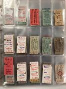 Ten Albums of Train Tickets and stubs