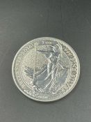 A 2016 1ox Britannia silver Bullion coin