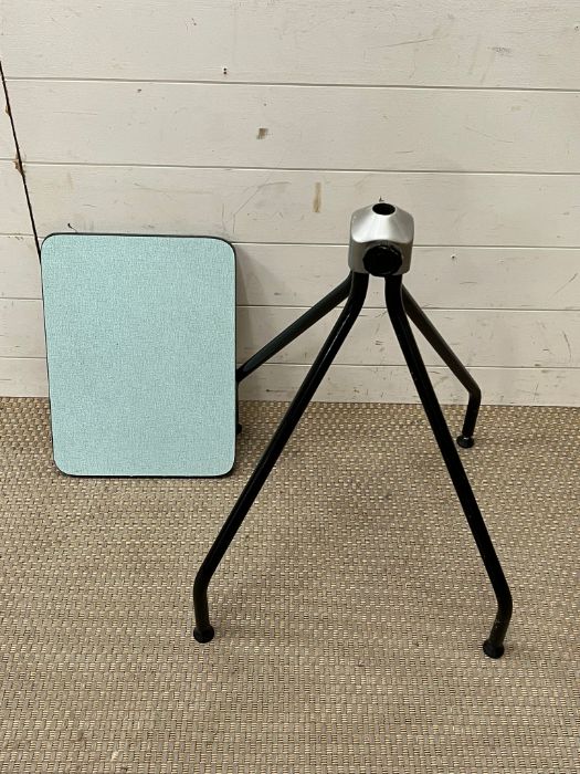 A Mid Century stand and table top AF