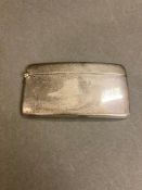 An Edwards and Sons of Glasgow silver hallmarked card case