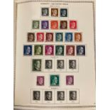 A German Stamp Collecting album with a wide range of stamps