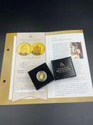 9ct gold 2010 The Royal House of Windsor Coin Collection 1953 The Coronation