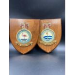 Two RAF Station Plaques Gibraltar and Akrotiri