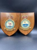 Two RAF Station Plaques Gibraltar and Akrotiri